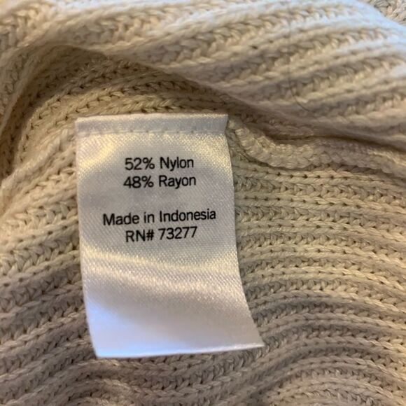 Sonoma Oatmeal Colored Mock Turtleneck Sweater - Picture 5 of 6